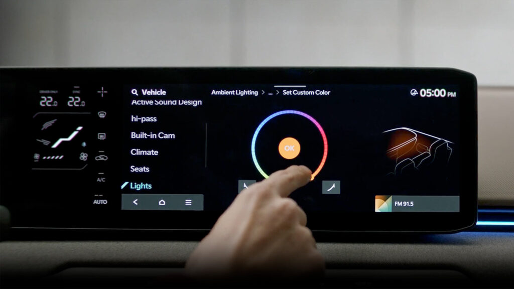 Kia EV4 Ambientebeleuchtung