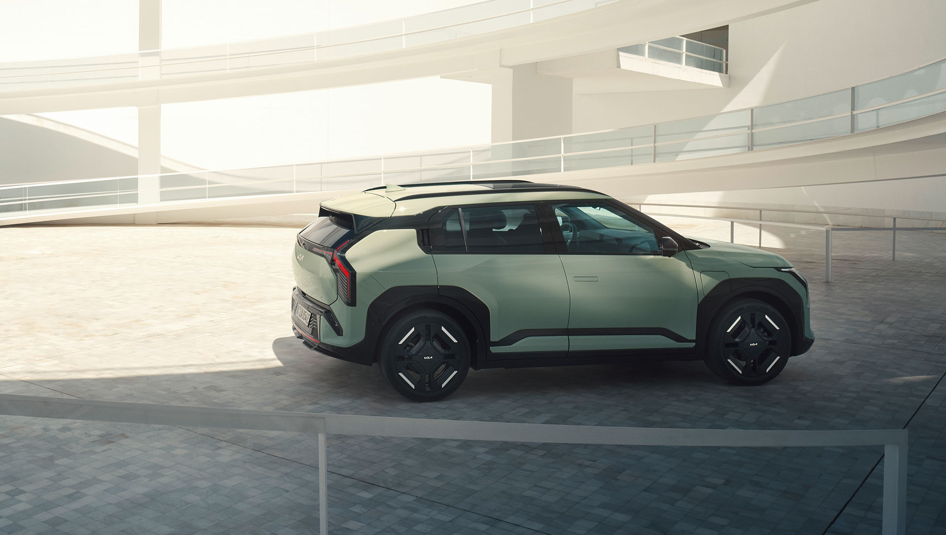 Kia EV3 schwebendes Dach