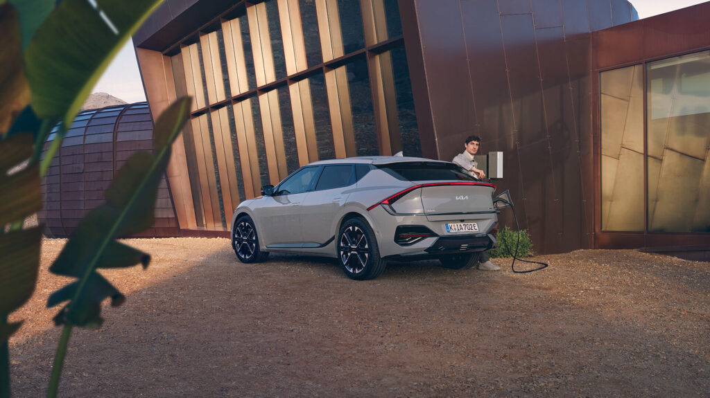 Kia EV6 zuhause Laden