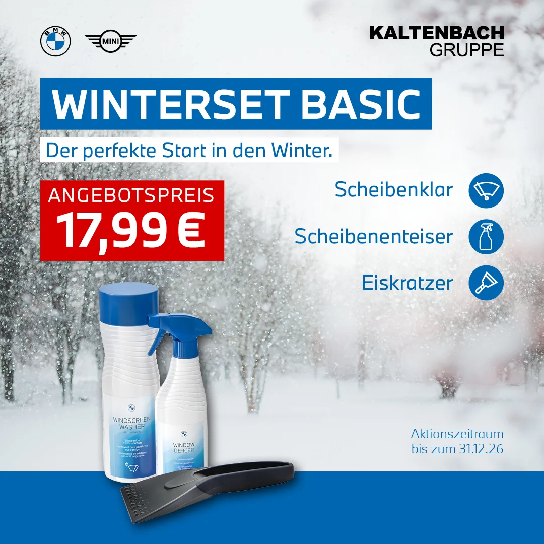 Winterset Basic mit Scheibenklar, Scheibenenteiser und Eiskratzer für 17,99 Euro